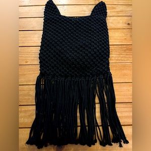 Macramé boho crossbody